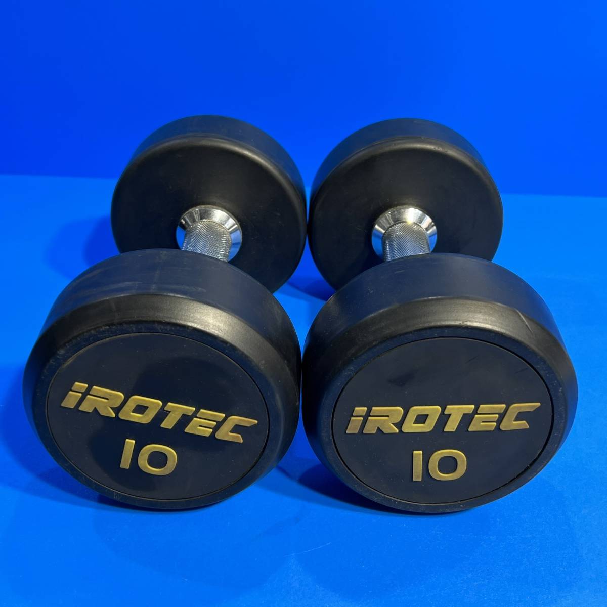 プレート10kg×2枚 アイロテック バーベル ダンベル プレート10kg