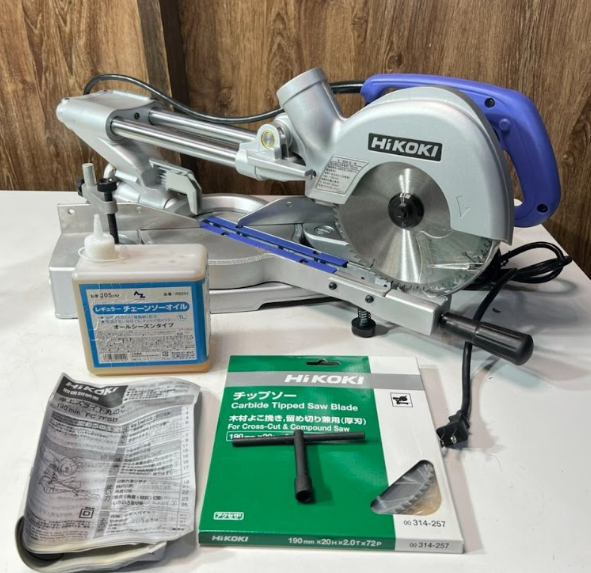 HiKOKI 膨らめ FC7FSB 卓上スライド丸のこ（190mmチップソー付） 