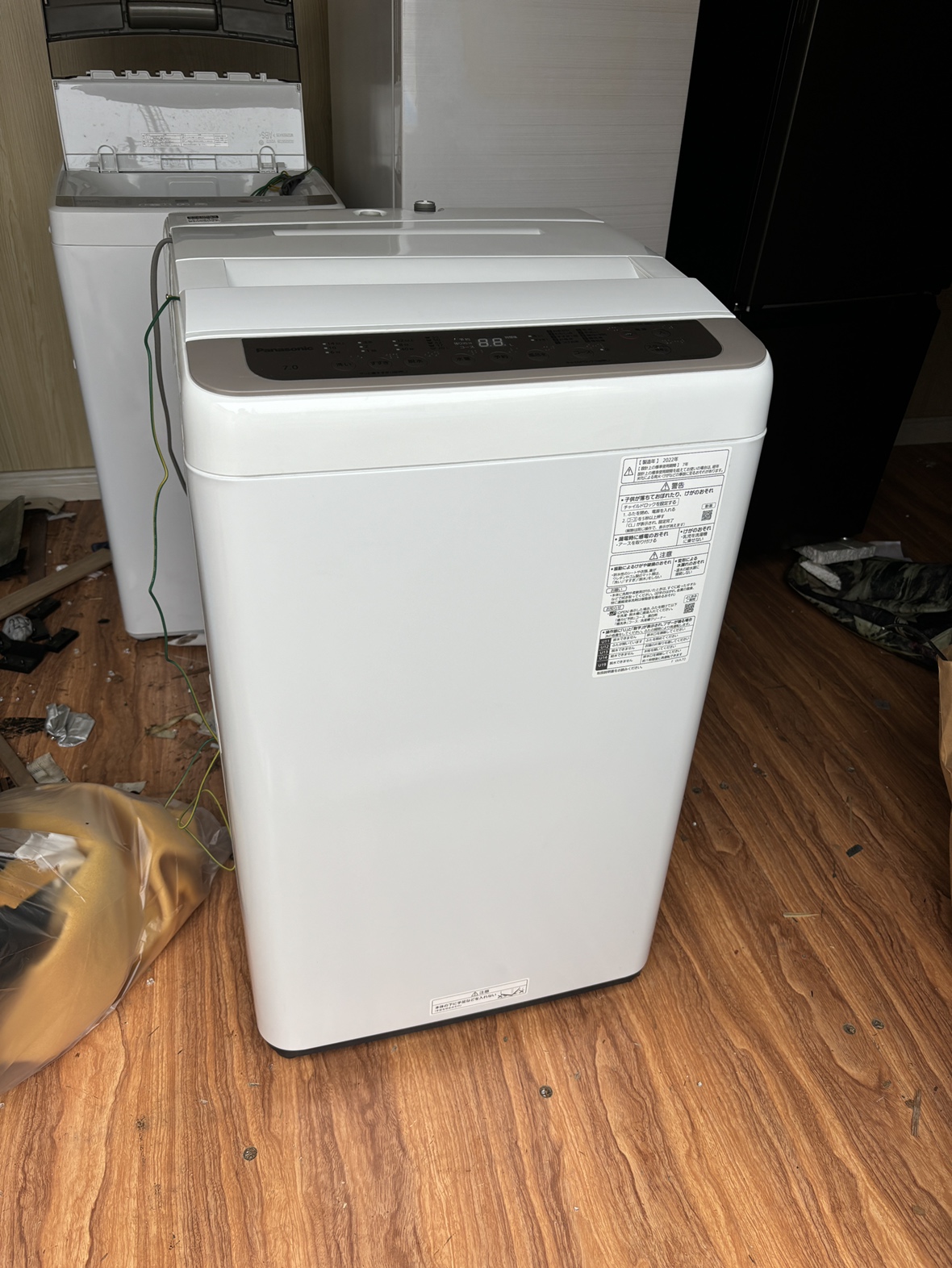 神奈川県鎌倉市のお客様より2022年製 美品 7kg Panasonic 縦型洗濯機を 